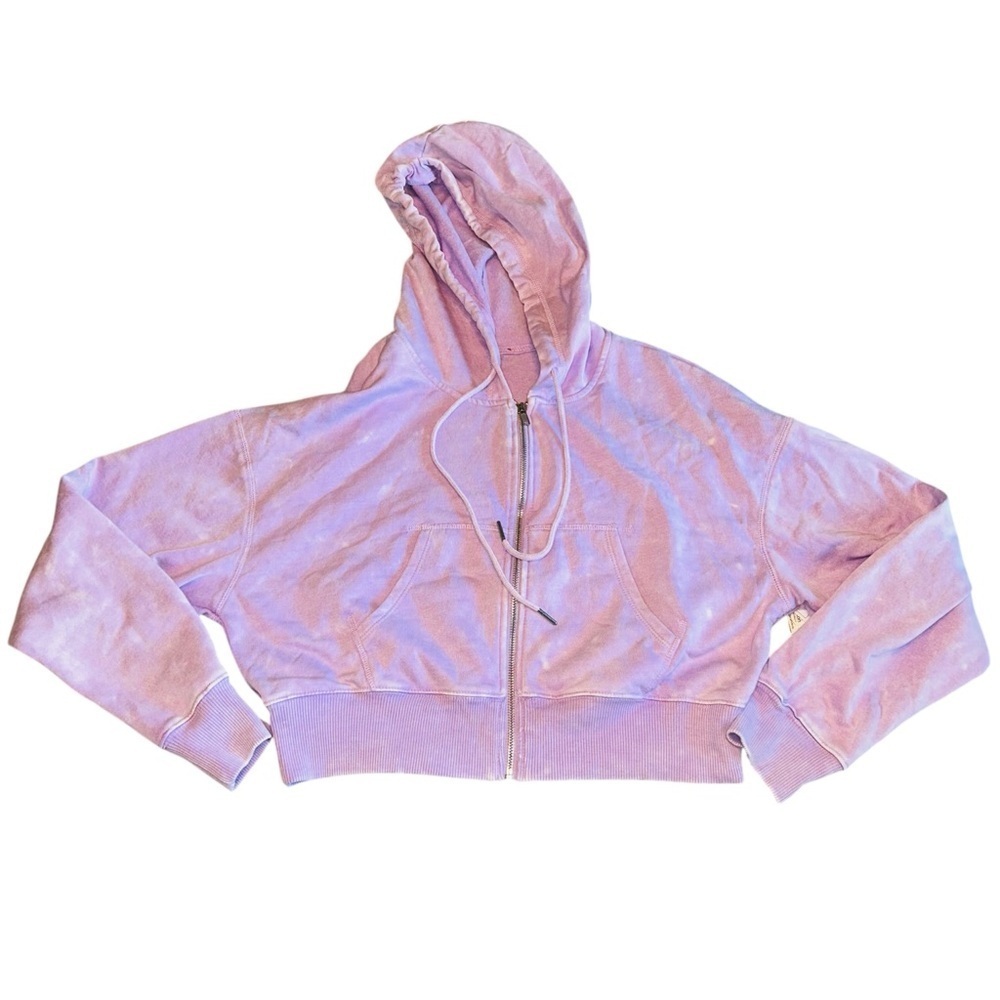 No Boundaries Light Purple Cropped Hoodie